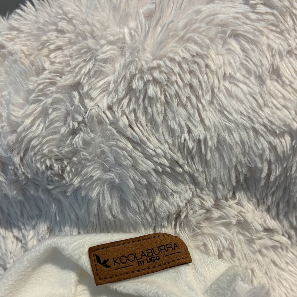 Koolaburra by UGG White Faux Fur Comforter and Shams